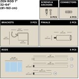 Umbra Željezna proširiva karniša 81 - 163 cm Zen – | shoptok.hr