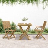  Sklopive vrtne stolice 2 kom 54 x 61 x 88 cm od drva bagrema | shoptok.hr