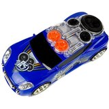  Sportski auto DJ sa zvučnicima na krovu i svjetlosnim efektima - plavi | Shoptok.si