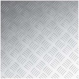 vidaXL Srebrna Kovinski 50 x 50 x 0.3 cm | Shoptok.si