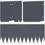  Ograda oko Travnjaka 20 pcs 103 x 25 cm metal Antracit | Eponuda.com