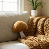 Aberto Design Dekorativni jastuk Small Mushroom, 26x22 cm, Braon | Eponuda.com