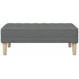  Klupa s jastukom Tamno siva 113 x 57 x 39 cm tkanina | shoptok.hr