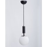 Squid Lighting Bijela/crna viseća svjetiljka sa staklenim sjenilom ø 15 cm Hector – Cijene