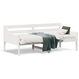  Dnevni krevet bez madraca bijeli 90 x 190 cm masivna borovina | shoptok.hr