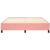  Box spring posteljni okvir roza 160x200 cm žamet, (20794804) | Shoptok.si