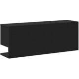 Zidni ormarić crni 80x20x30 cm od konstruiranog drva | shoptok.hr