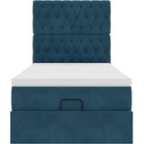  Okvir kreveta s madracima tamnoplavi 80x200cm baršunasti | shoptok.hr