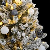  Umjetno božićno drvce 300 LED sa šarkama i kuglicama 270 cm | shoptok.hr