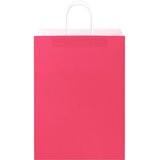  Papirnate vrećice 250 kom s ručkama ružičaste 32x17x44 cm | shoptok.hr
