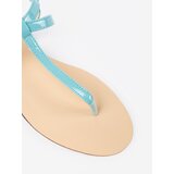 Shelvt Women's blue sandals in flip-flop style | Shoptok.si