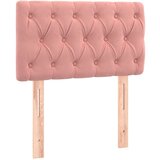  Posteljno vzglavje roza 80x7x78/88 cm žamet, (20932213) | Shoptok.si