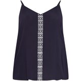 Guido Maria Kretschmer Curvy Collection Top 'Jarina' mornarska / črna / bela | Shoptok.si