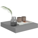  Plutajuće zidne police 4 kom sive 23 x 23 5 x 3 8 cm MDF | shoptok.hr