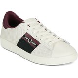 Fred Perry Spencer Perf Leather / Branded Tape Bijela Cijene