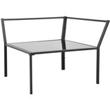  5-dijelna vrtna garnitura od aluminija s jastucima tamnosiva | shoptok.hr