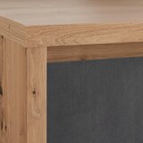 Lesnina-XXXL mizica za hi-fi naprave larios, barva hrasta, siva | Shoptok.si