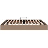  Otomanski krevet s pohranom Kapućino 180 x 200 cm Lažna koža | shoptok.hr