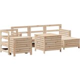 vidaXL 7-dijelni set vrtnih sofa od masivne borovine Cijene