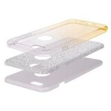 Nillkin Silikonski ovitek z bleščicami Bling 2v1 za Samsung Galaxy A52 A525 / Samsung Galaxy A52s A528 - srebrno zlat | Shoptok.si