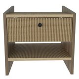 Hanah home noćni ormarić berlin walnut hazeran | ePonuda.com