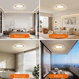  Brilagi - LED kupatilsko plafonsko svetlo ULTRA SLIM LED/12W/230V, prečnik 22,5 cm, u boji roze zlata, IP54 | Eponuda.com
