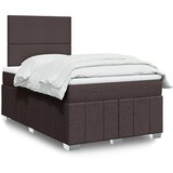  Krevet box spring s madracem tamnosmeđi 120 x 190 cm od tkanine | shoptok.hr