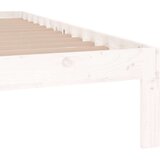  Za krevet od masivnog drva bijeli 150 x 200 cm 5FT King | shoptok.hr