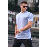 Madmext Blue Pocket Men's Basic T-Shirt 6078 Cene