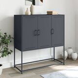 vidaXL Visoka omarica antracitna 100,5x39x107 cm jeklo Cene