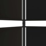  Paravan - Sobna pregrada s 4 panela crna 200 x 180 cm od tkanine - Crna 200 x 180 cm 1 4 | shoptok.hr