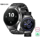 Forever xBASE SW-720 pametna ura, 1.43" AMOLED, 2 paščka, črna, (5000312215) Cene