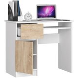 AKORD RAČUNALNIŠKA MIZA PIXEL BELE BARVE / SONOMA - LEVA, (21702505) | Shoptok.si