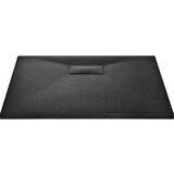 vidaXL Kada za tuš SMC crna 90 x 80 cm | shoptok.hr