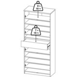 Livetastic OMARA ZA ČEVLJE črna, barve hrasta | Shoptok.si