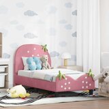  Okvir kreveta za malu djecu s naslonom Ružičasta 70 x 140 cm | shoptok.hr