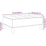  Tabure plavi 77x55x31 cm baršunasti | shoptok.hr