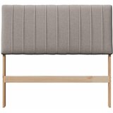  Tapecirani uzglavlje Sivo-smeđa 100 cm Čvrsto borovo drvo | shoptok.hr