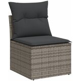  9-dijelni set vrtnih sofa od poliratana s jastucima sivi | shoptok.hr
