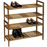 Wenko Stojalo za čevlje iz masivne akacije v naravni barvi 69x40,5x27 cm Fondi – | Shoptok.si