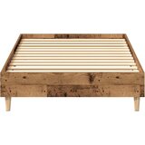 vidaXL Posteljni okvir brez vzmetnice Star les 75x190cm Inženirski les | Shoptok.si