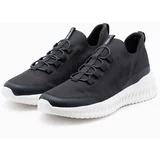Ombre Men's sneaker slip-on shoes made of lightweight materials - graphite