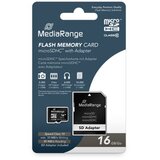 Mediarange MEMORIJSKE KARTICE MICRO SDHC/16GB CLASS 10/+SD ADAPTER MR958 memorijska kartica | Eponuda.com