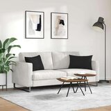 vidaXL jastučići za sofu 2 pcs crna 60 x 40 cm tkanina | shoptok.hr