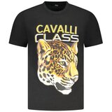 Cavalli Class Muška Crna Majica Kratkih Rukava | shoptok.hr