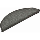  Prostirke za stepenice 30 kom 56x17x3 cm tamno sive poluokrugle | Eponuda.com