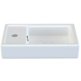 CAMARGUE Espacio Vgradni umivalnik Mini (22 x 40 cm, Keramika, Bele barve) | Shoptok.si