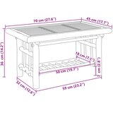  Stolić za kavu 70 x 45 x 36 cm od bambusa | shoptok.hr