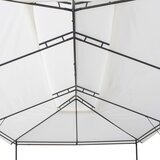  Sjenica sa zastorima 600 x 298 x 270 cm bijela 180 g/m² | Eponuda.ba