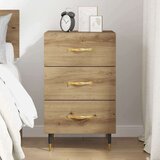  Nočna omarica Umetni hrast 40 x 40 x 66 cm Konstruiran les, (5000107227) | Shoptok.si
